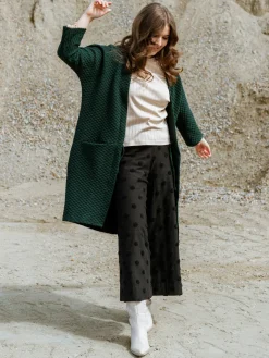 Housut|Oloasut>Aarre Alex Culottes - Black Big Dot