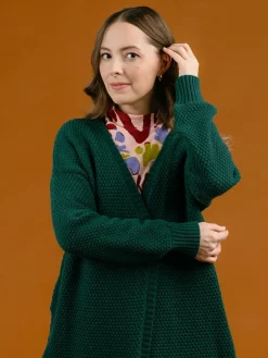 Löydöt|Paidat>Aarre Alma Wool Gardigan - Green
