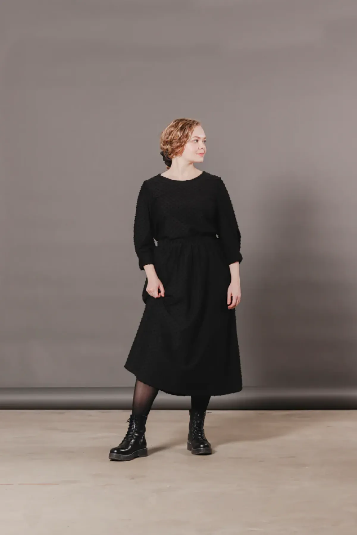 Hameet & Mekot>Aarre Ana Skirt - Black Dot