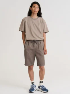Housut & Shortsit|Shortsit>R-Collection Anorakkishortsit - Taupe