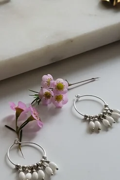 Avaimenperät|Korut>KAIKO Athena Earrings - White