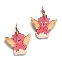 Avaimenperät|Korut>Crazy Granny Design Bear Angel