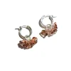 Avaimenperät|Korut>Never Too Lake Blooming Sorbet Hazelnut 925 Silver - korvakorut