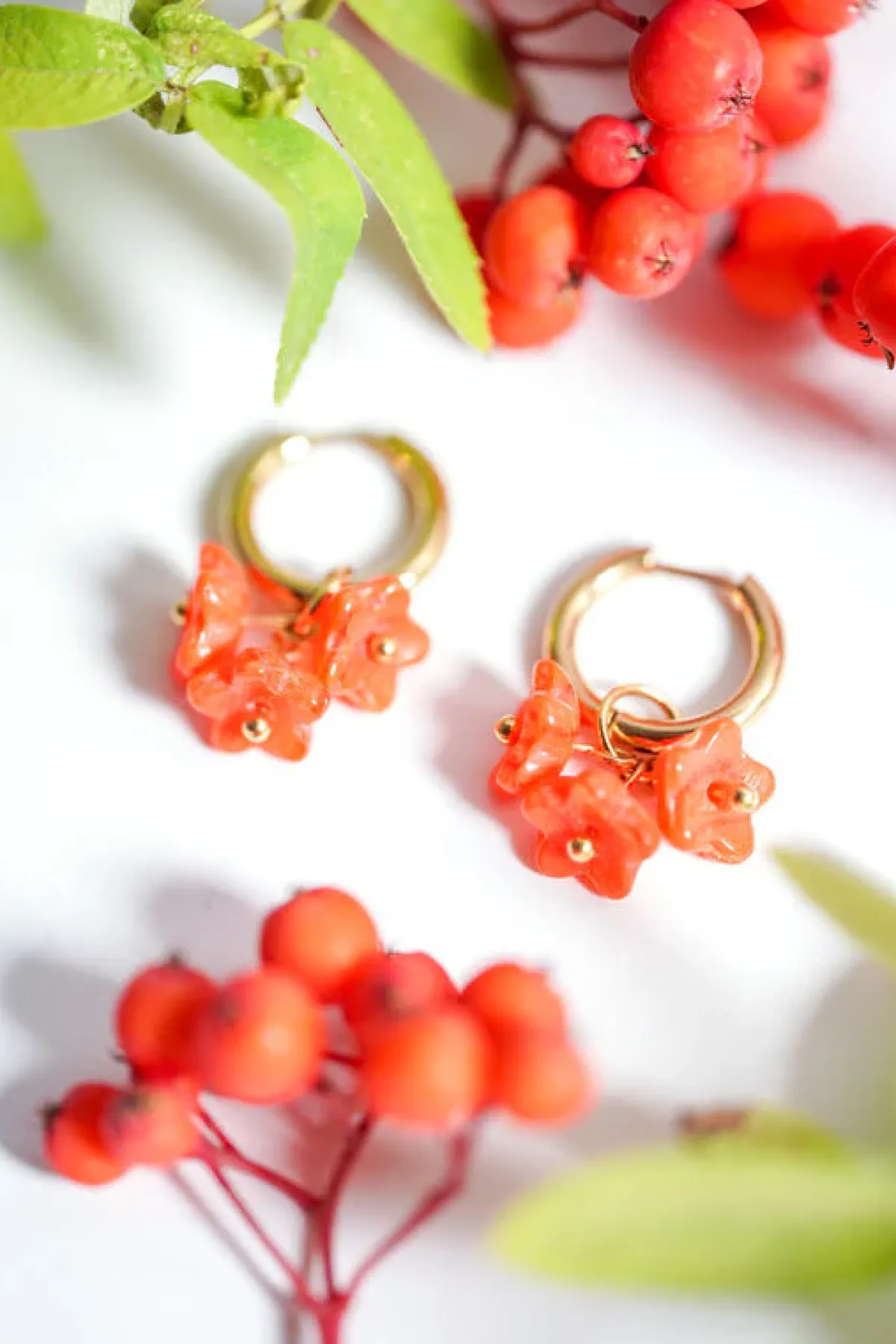 Avaimenperät|Korut>Never Too Lake Blooming Sorbet Rowanberry - korvakorut