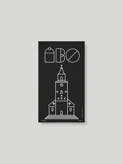 Julisteet/printit>PUF + TOMI ÅBO DOMKYRKA JULISTE - BLACK