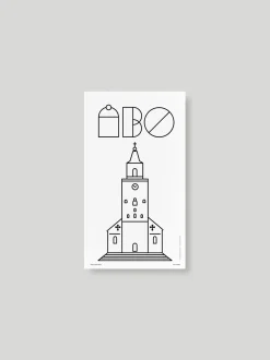 Julisteet/printit>PUF + TOMI ÅBO DOMKYRKA JULISTE - WHITE