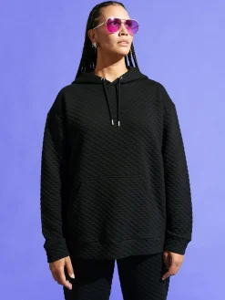 Paidat|Oloasut>Aarre Bubble Hooded Sweater - Black