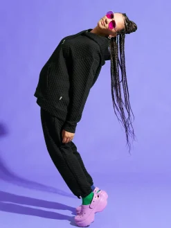 Paidat|Oloasut>Aarre Bubble Hooded Sweater - Black