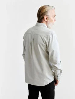 Paidat|Kauluspaidat>Pure Waste Button Down Shirt - Melange Grey