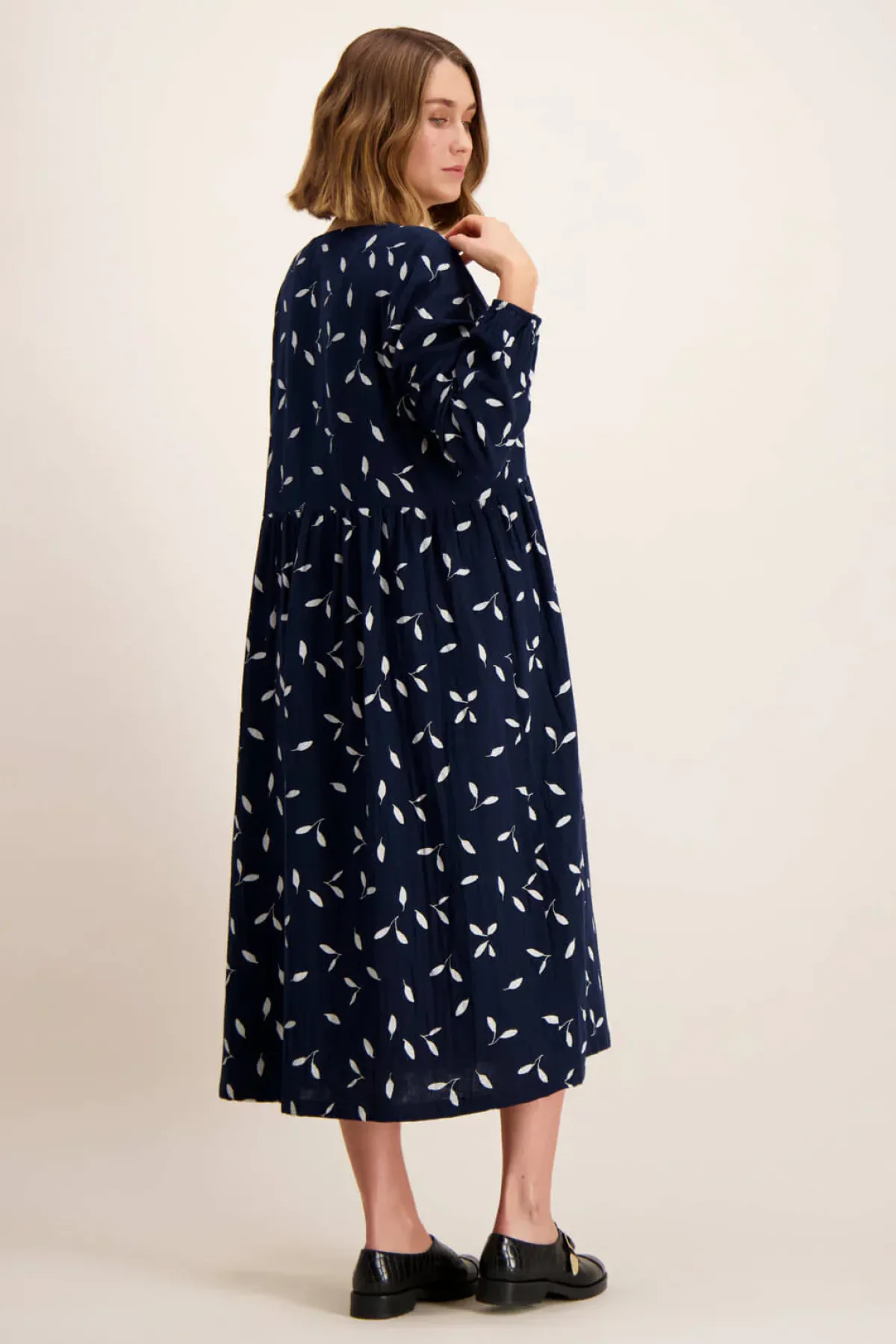 Hameet & Mekot>KAIKO Button Dress - Indigo Wind