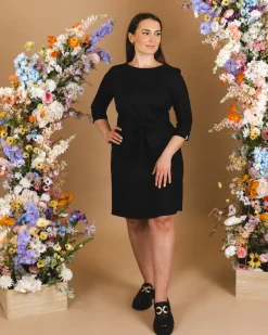 Hameet & Mekot>Nakoa Classic Linen Dress - Black