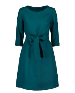 Hameet & Mekot>Nakoa Classic Linen Dress - Chrystal Teal