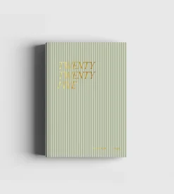 Muistikirjat & Kalenterit>Cozy Planner 2025 - Green Stripes