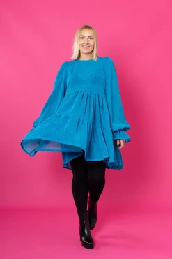 Hameet & Mekot>Miia Halmesmaa Dishy Dress - Glitter Turkoosi
