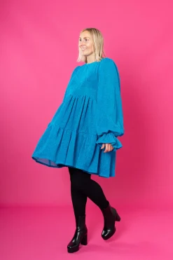 Hameet & Mekot>Miia Halmesmaa Dishy Dress - Glitter Turkoosi