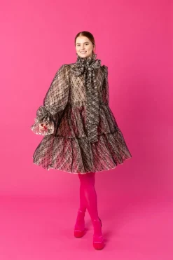 Hameet & Mekot>Miia Halmesmaa Dishy Dress - Lace Black/Nude