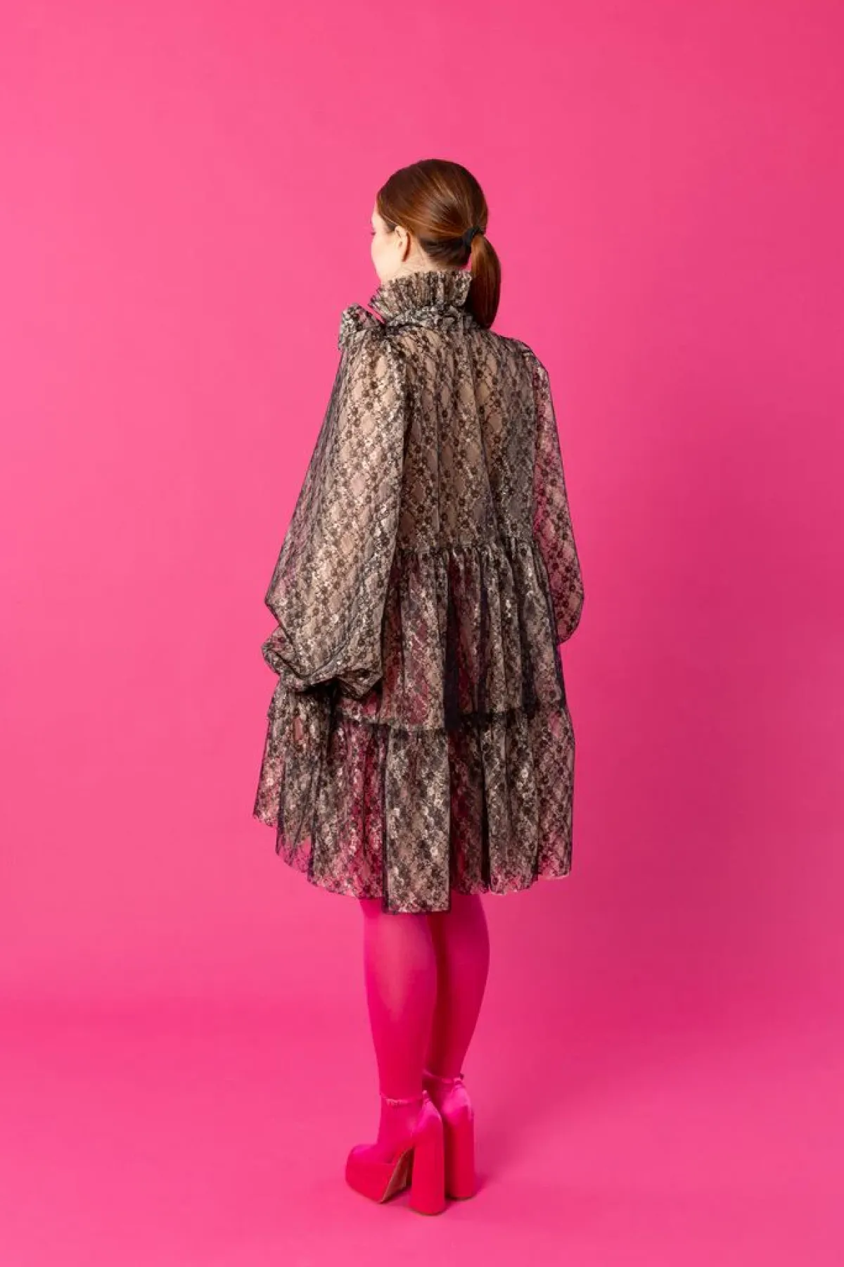Hameet & Mekot>Miia Halmesmaa Dishy Dress - Lace Black/Nude