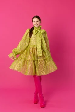 Hameet & Mekot>Miia Halmesmaa Dishy Dress - Lace Green