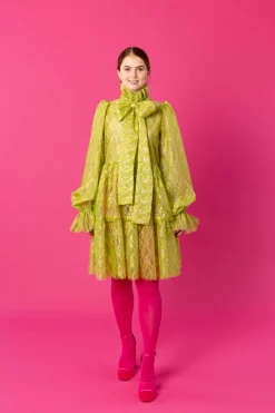 Hameet & Mekot>Miia Halmesmaa Dishy Dress - Lace Green