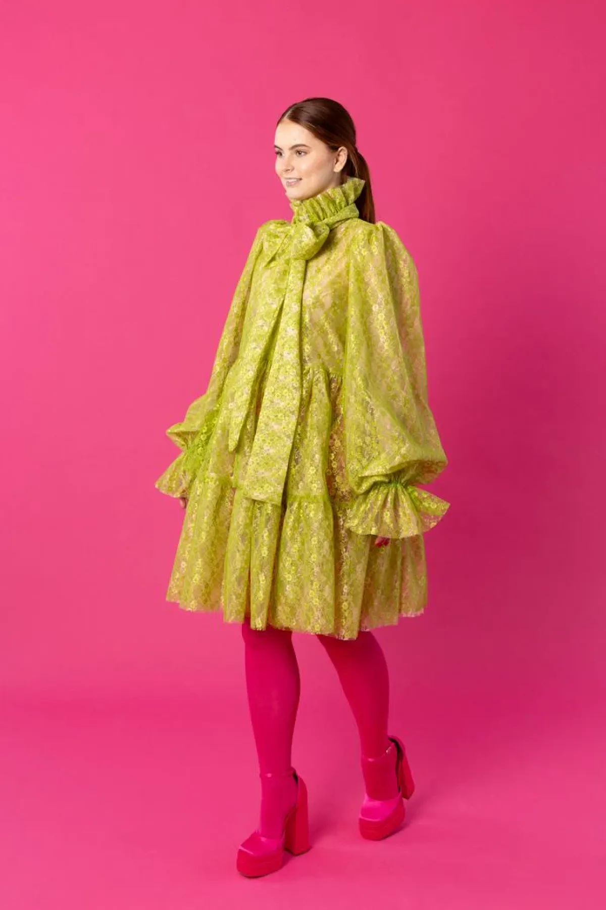 Hameet & Mekot>Miia Halmesmaa Dishy Dress - Lace Green