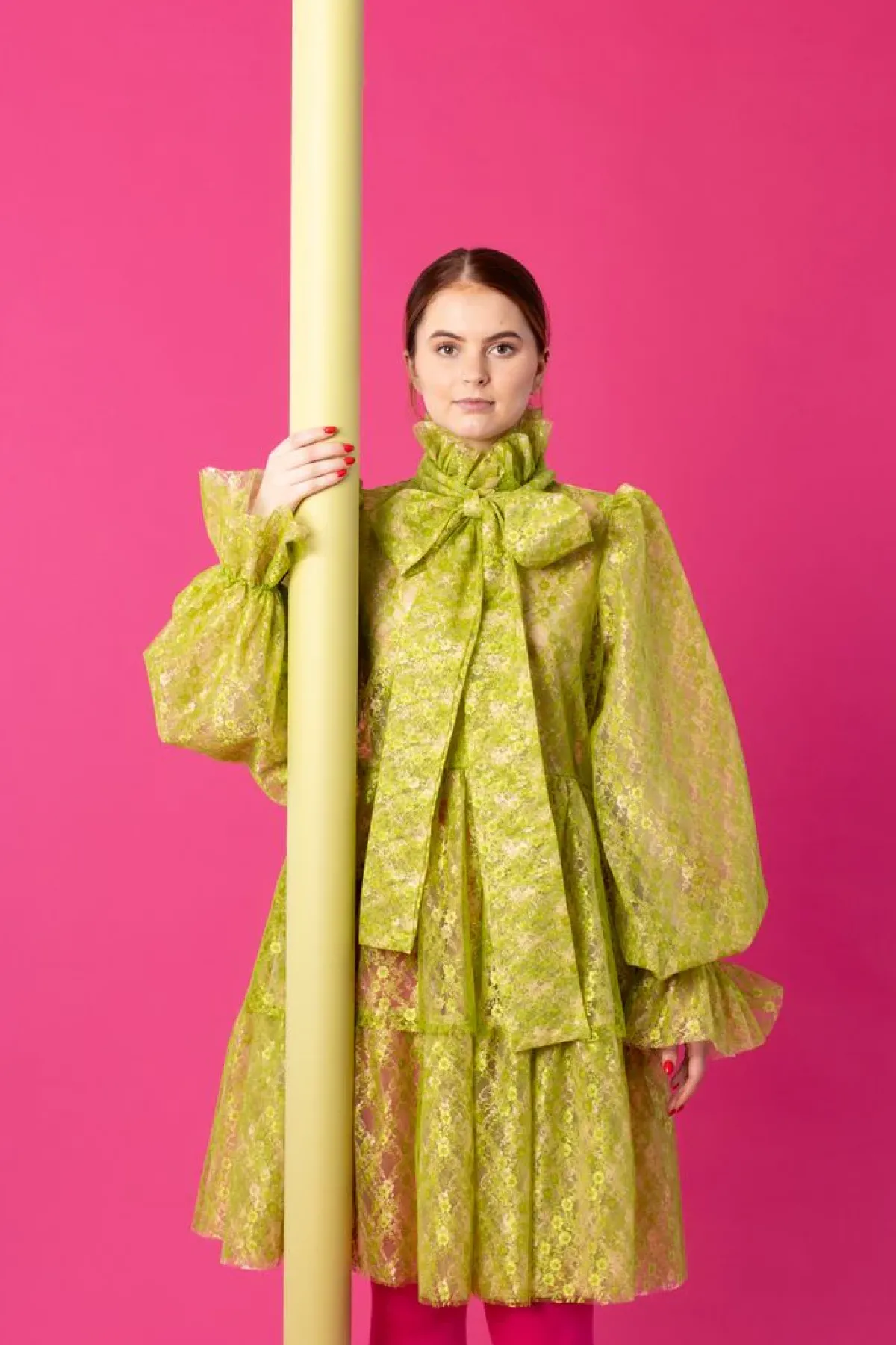 Hameet & Mekot>Miia Halmesmaa Dishy Dress - Lace Green