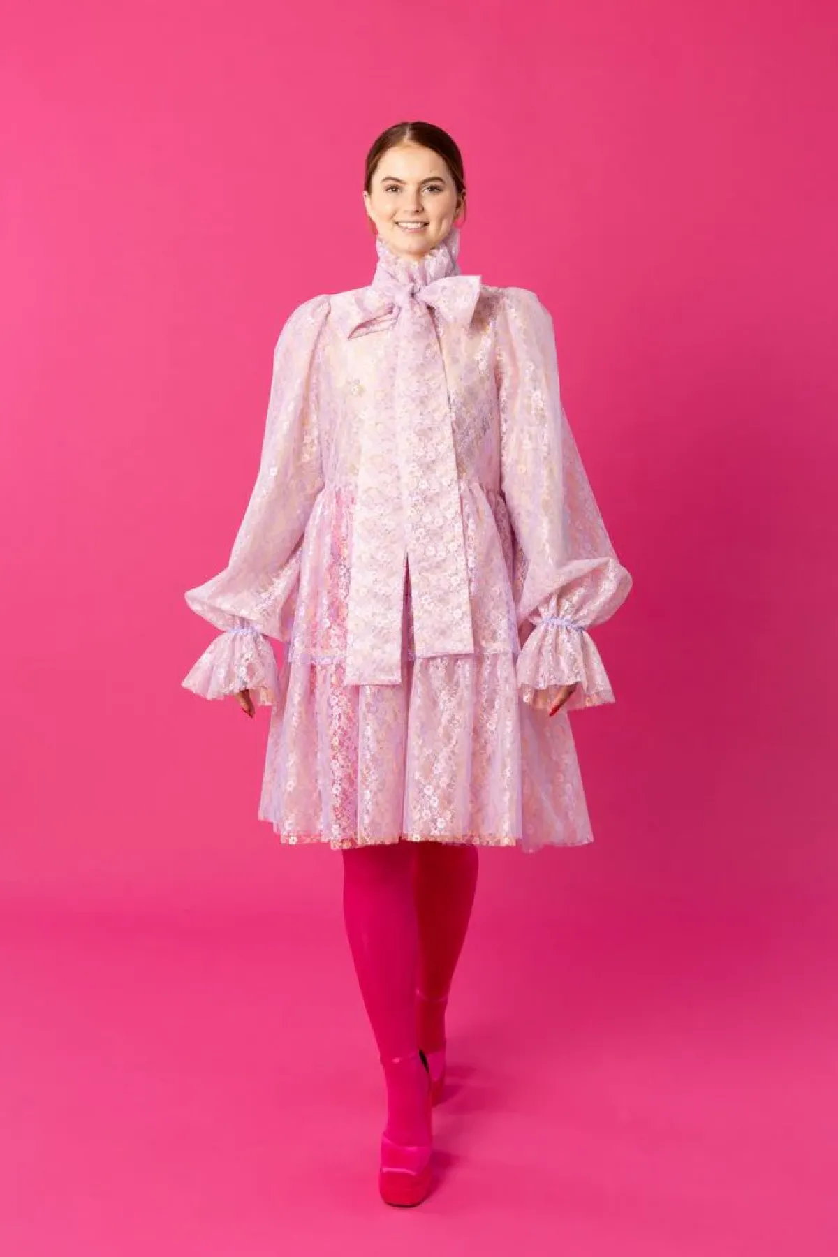 Hameet & Mekot>Miia Halmesmaa Dishy Dress - Lace Lavender