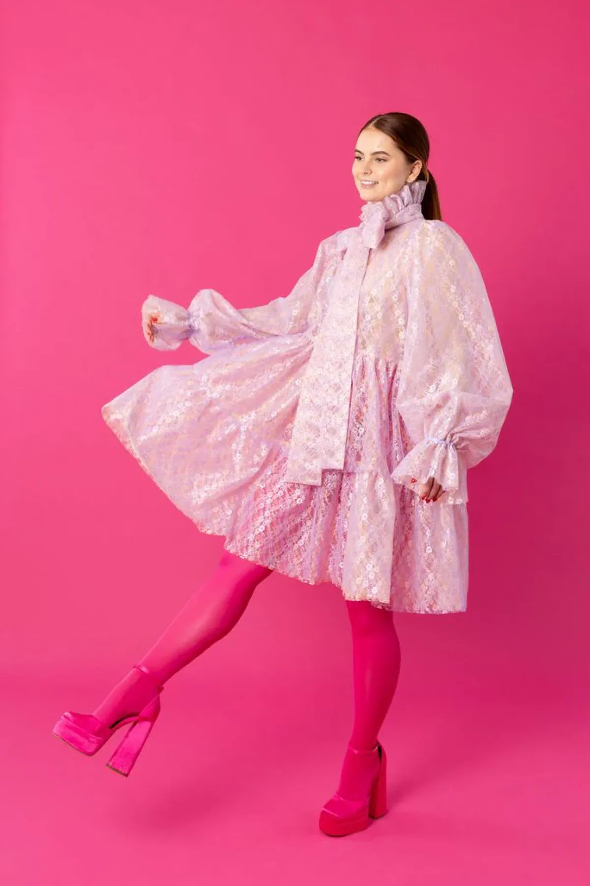 Hameet & Mekot>Miia Halmesmaa Dishy Dress - Lace Lavender