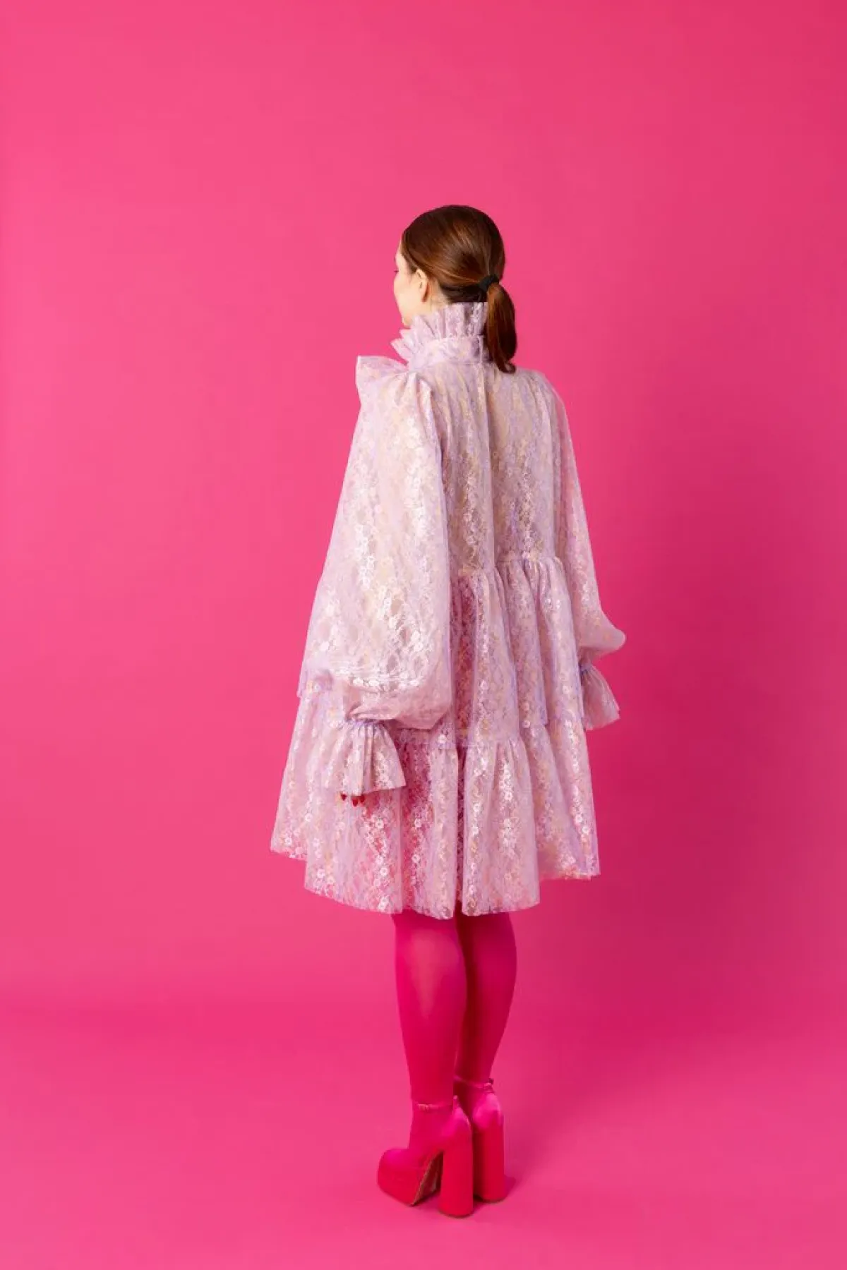 Hameet & Mekot>Miia Halmesmaa Dishy Dress - Lace Lavender