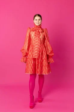 Hameet & Mekot>Miia Halmesmaa Dishy Dress - Lace Red