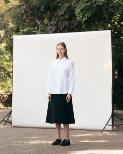 Paidat>ARCHETYPE Dropped Shoulder Shirt - White
