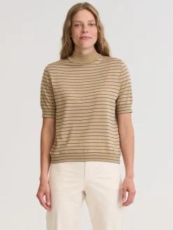 T-paidat|Paidat>R-Collection Elea Tencelneule - Beige/musta raita