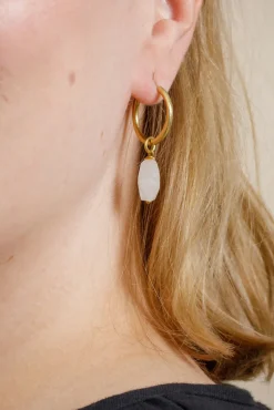 Avaimenperät|Korut>KAIKO Fatima Earrings - White