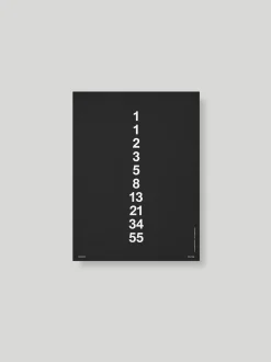 Julisteet/printit>PUF + TOMI FIBONACCI JULISTE - BLACK