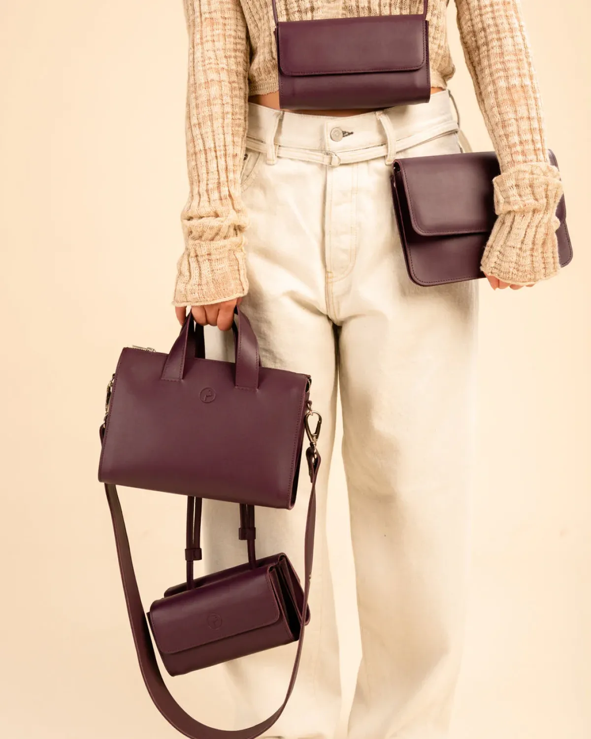 Laukut|Avaimenperät>PIHKA collection Finne Olkalaukku - Dark Dahlia