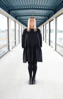 Hameet & Mekot>Miia Halmesmaa Flirty Dress Puff Sleeve - Black