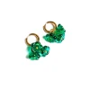 Avaimenperät|Korut>Never Too Lake Floral Sorbet Emerald Green - korvakorut