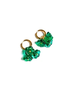 Avaimenperät|Korut>Never Too Lake Floral Sorbet Emerald Green - korvakorut