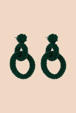 Avaimenperät|Korut>KAIKO Gia Earrings - Green