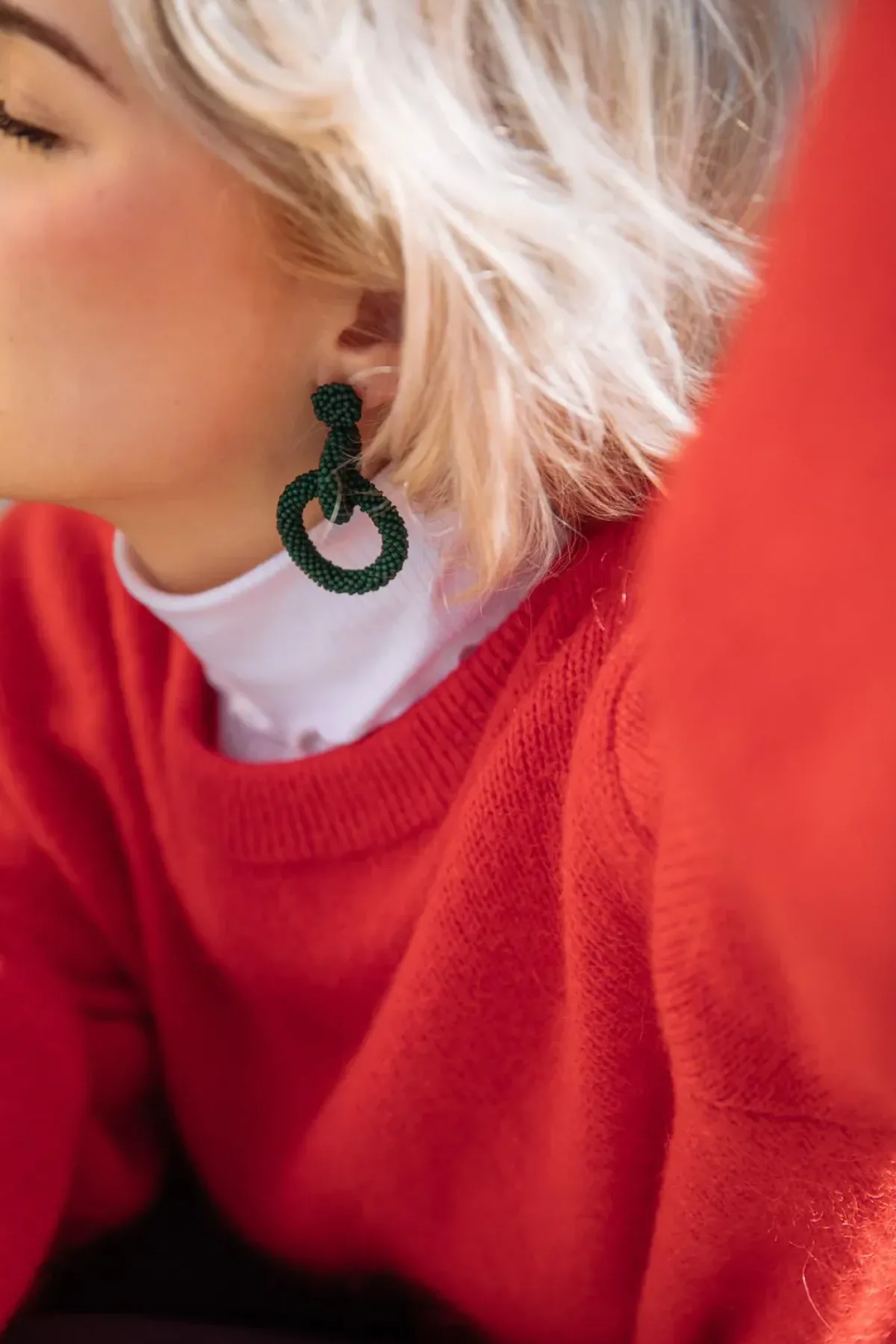 Avaimenperät|Korut>KAIKO Gia Earrings - Green