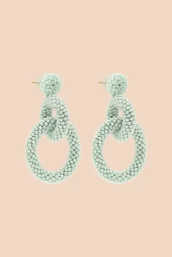 Avaimenperät|Korut>KAIKO Gia Earrings - Pearl Mint