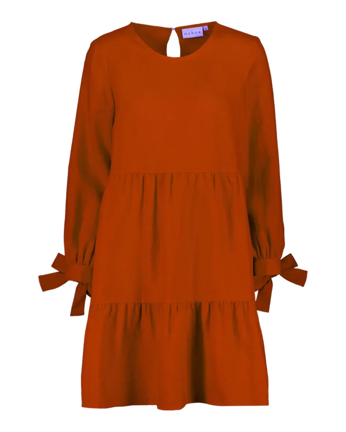 Hameet & Mekot>Nakoa Hailey Dress - Burnt Orange