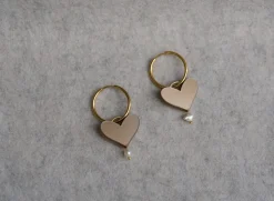 Avaimenperät|Korut>Butoni Design Hearts - rengaskorvakorut