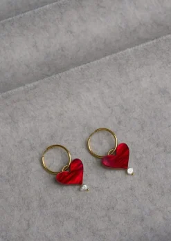 Avaimenperät|Korut>Butoni Design Hearts - rengaskorvakorut