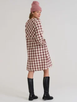 Löydöt|Hameet & Mekot>R-Collection Keira flanellimekko - Punaruskea ruutu