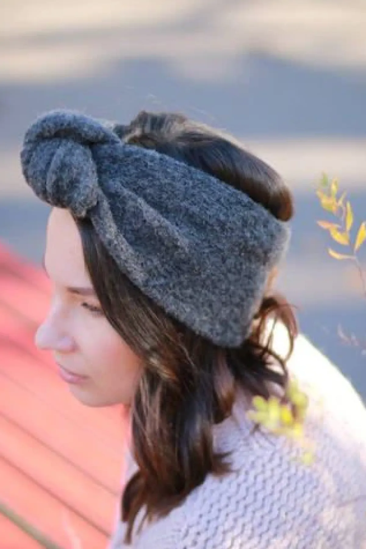 Löydöt|Avaimenperät>Woolberg Knot Headband - Dark Grey