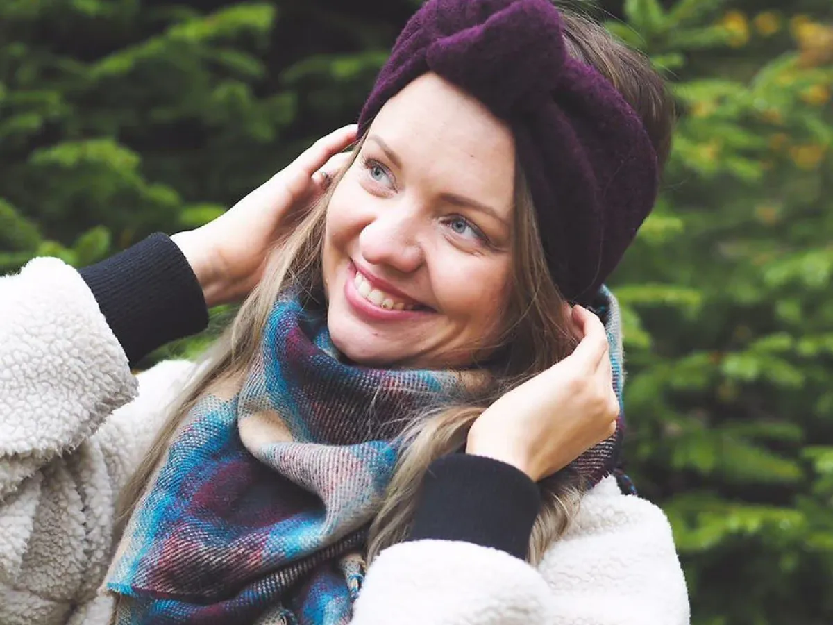 Löydöt|Kengät>Woolberg Knot Headband - Dark Plum