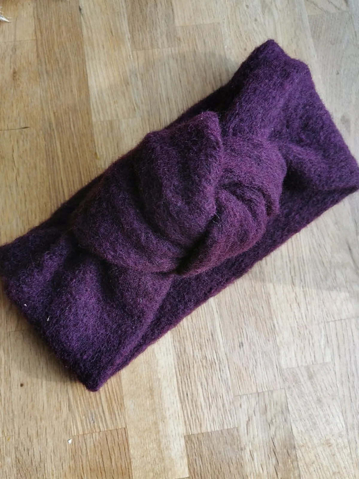 Löydöt|Kengät>Woolberg Knot Headband - Dark Plum