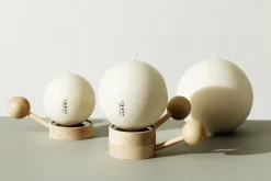 Löydöt|Kynttilät & Kynttilänjalat>Hetkinen Large Happiness globe candle