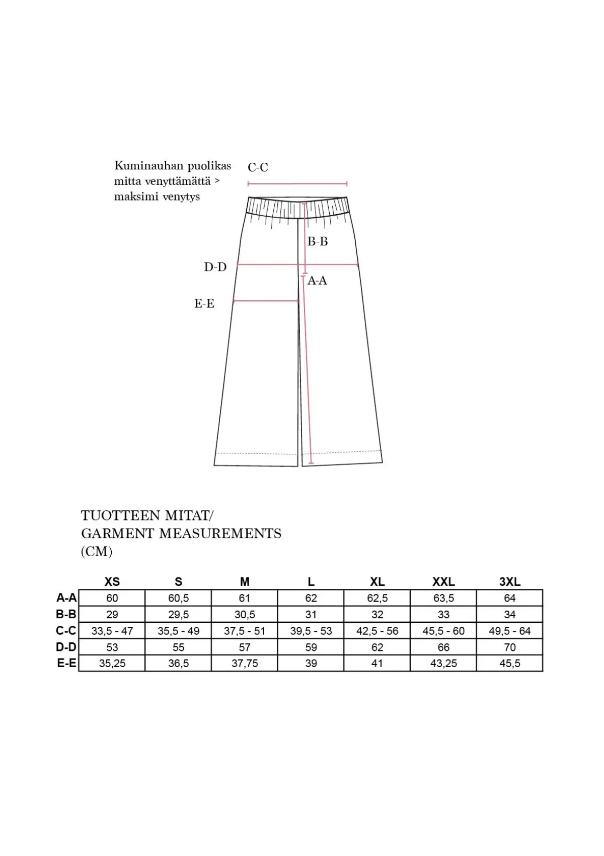 Housut>Nouki Linja Culottes - Kedolla Helle
