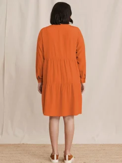 Löydöt|Hameet & Mekot>R-Collection Lucy Silkkimekko - Mandariini S